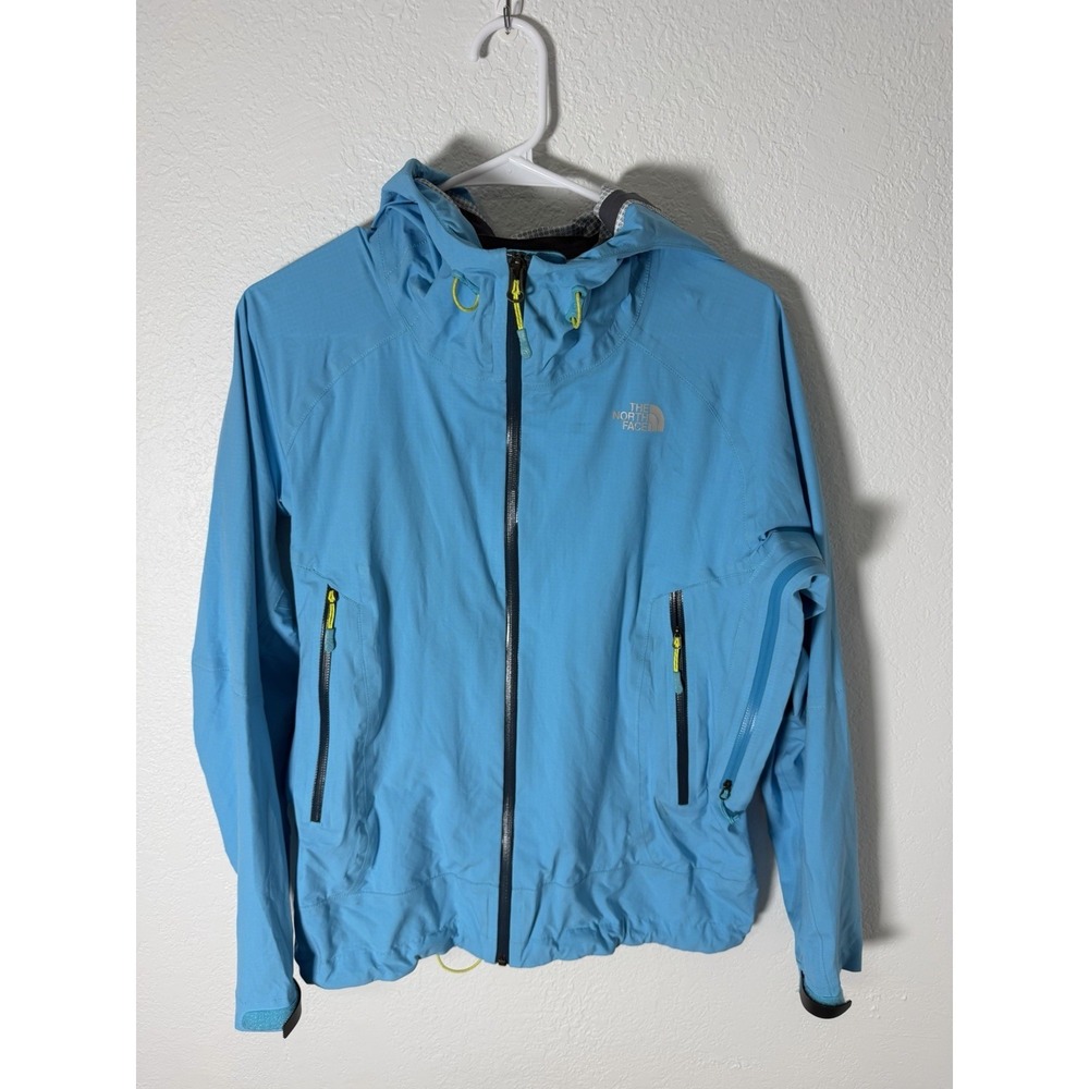 The North Face Summit Series Gore-Tex Zip Up Hooded Jacket Women's M Blue - Picture 1 of 13